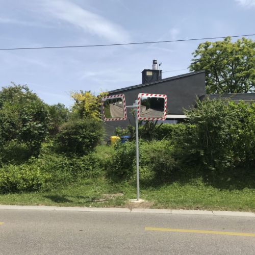 Double miroirs de sécurité antibuée et antigivre, qualité supérieure